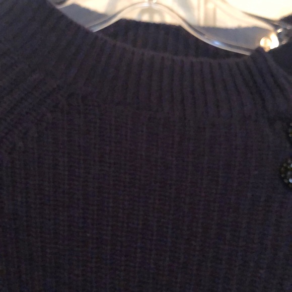 Jcrew Cropped embellished chunky sweater - Picture 3 of 5